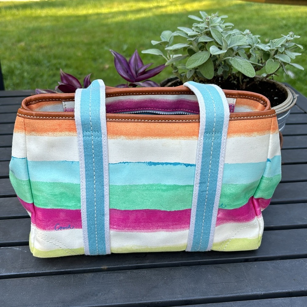 Coach Purse Summer Watercolours - Picture 4 of 6